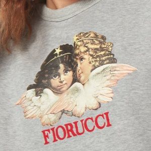 Fiorucci Ángels Cropped Sweatshirt